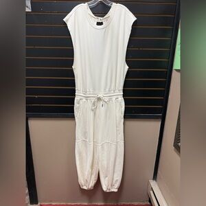 FP Movement Oversized Cream Jumpsuit Sz S